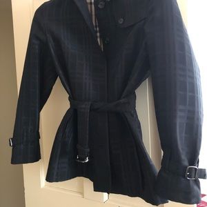 Burberry London trench cropped jacket.